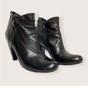 Miz Mooz Sabine Leather Boots Black